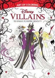 DISNEY VILLAINS COLOURING BOOK