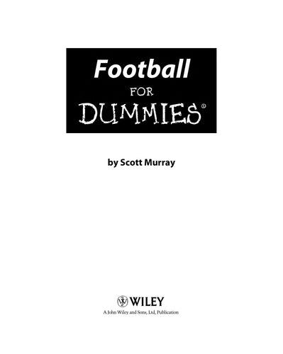 Football For Dummies
