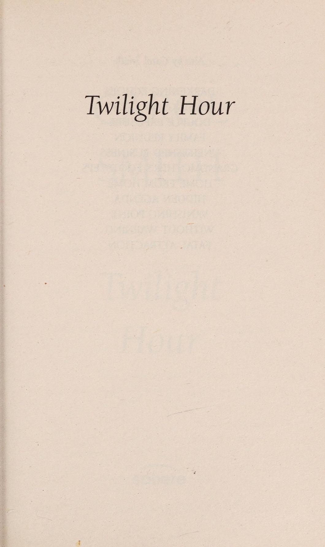 Twilight Hour