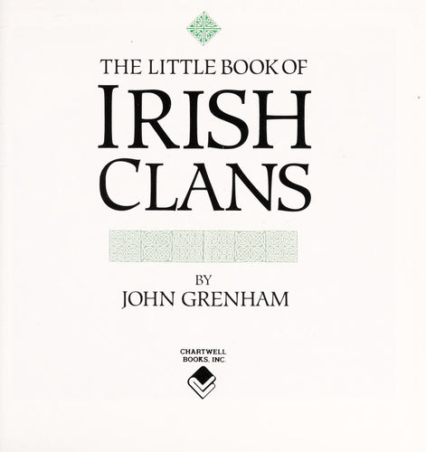 The Little Book Of Irish Clans