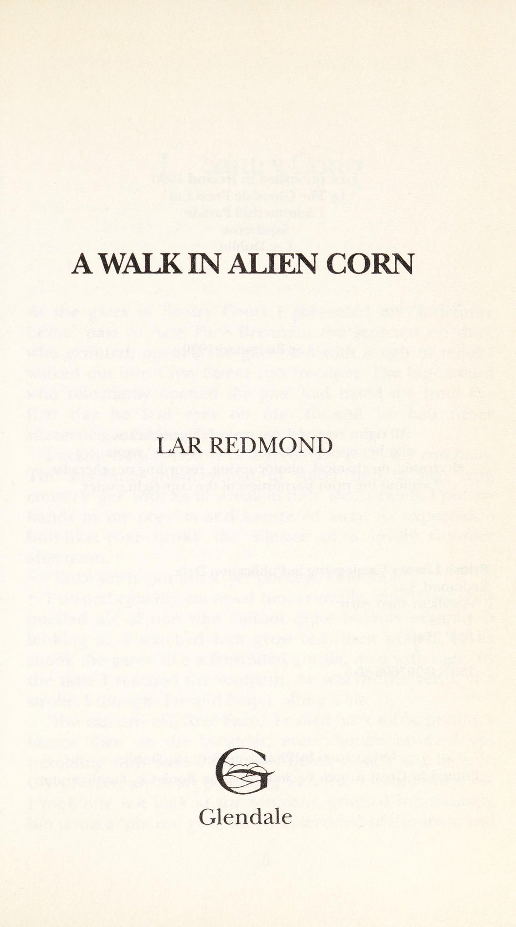 A Walk In Alien Corn