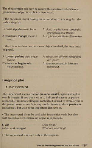 Italian Grammar
