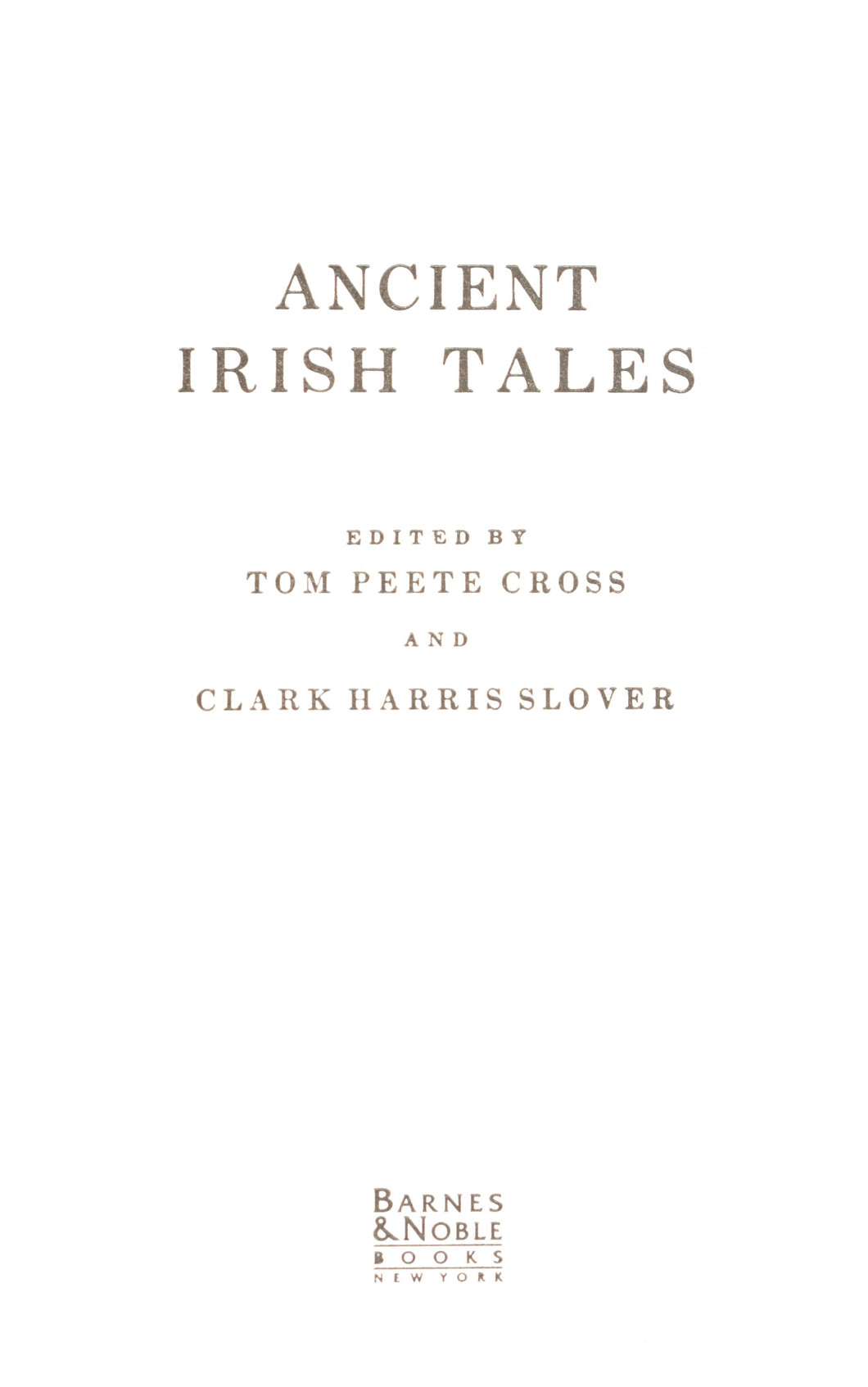 Ancient Irish Tales