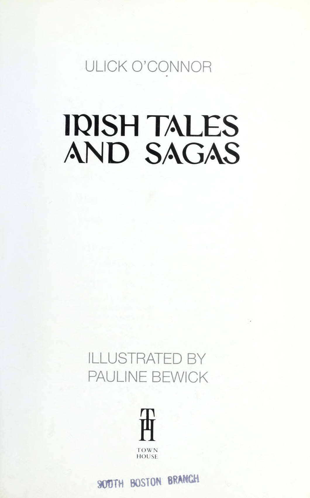 Irish Tales And Sagas