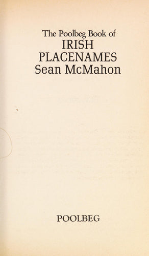 The Poolbeg Book Of Irish Placenames