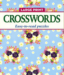 Large print crosswords